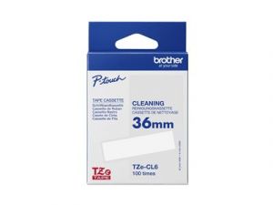 Brother TZe-CL6 - Role (3,56 cm x 8 m) 1 kazeta/y čisticí páska - pro P-Touch PT-3600, 530