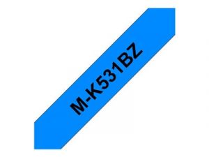 Brother M-K531BZ - Černá na modré - Role (1,2 cm x 8 m) 1 kazeta/y nelaminovaná páska - pr