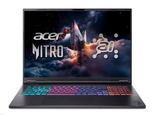 ACER NTB Nitro 18 AI (AN18-61-R39R),R AI 9 365,18"WQXGA,32GB,1TB SSD,RTX 5070 Ti,Linux,Bla