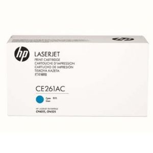 HP originální toner CE261AC, cyan, 11000str., HP Color LaserJet CP4025, CP4525, contract
