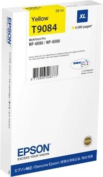 Epson originální ink C13T908440, T9084, XL, yellow, 39ml, Epson WorkForce Pro WF-6090DW
