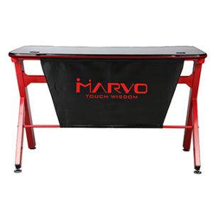 Marvo Herní stůl DE-03, 120 x 66 cm, 73 cm, podsvícený, DOPRODEJ