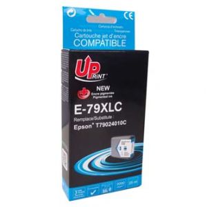 UPrint kompatibilní ink s C13T79024010, 79XL, XL, E-79XLC, cyan, 2000str., 25ml, 1ks