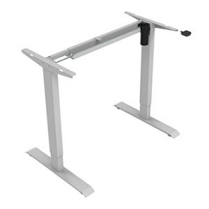 Rám stolu s elektricky nastavitelnou výškou 70 kg nosnost, šedý, DOPRODEJ