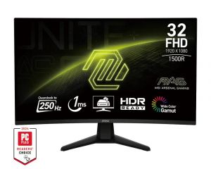 MSI MAG/32C6X/31,5"/VA/FHD/250Hz/1ms/Černá/3R