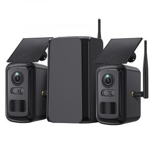 Set solárních kamer Viking HUB S02/8000 mAh/ mobilní aplikace/ outdoor