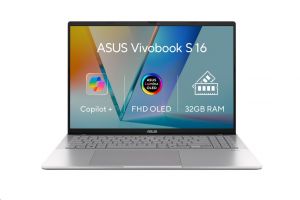 ASUS NTB Vivobook S16 (M3607GA-OLED012WZ), Ryzen AI 7 445, 16" 1920 x 1200, 16GB, 512GB SS