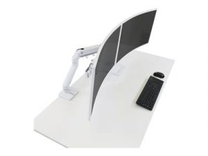 ERGOTRON HX Desk Dual Monitor Arm, stolní rameno pro 2 monitry až 32", bílé