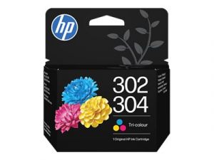 HP 302/304 Tri-color Original Ink Crtg, HP 302/304 Tri-color Original Ink Crtg