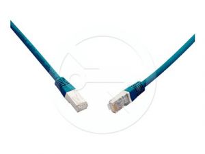 SOLARIX 10G patch kabel CAT6A SFTP LSOH 10m,modrý