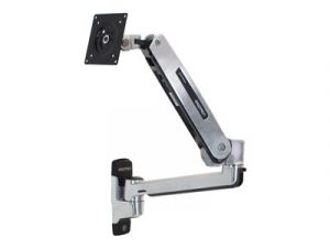 ERGOTRON LX Sit-Stand Wall Mount LCD Arm, Polished - flexibilní nástěnný držák pro minitor