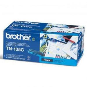 Toner Brother, cyan, TN135C - poškození obalu kategorie D (viz. popis)