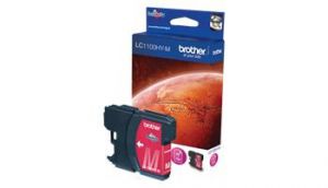 BrotherLC-1100HYM, magenta, 750str., ,pošk. obal B (viz. popis)- prošlá expirace (2022)