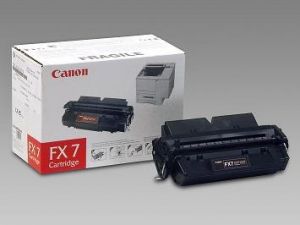 Tonerová cartridge Canon, black, FX7, 7621A002 - poškození obalu B (viz. popis)