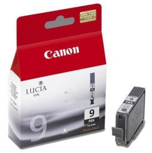 Canon ink PGI9PBk, photo black, 1034B001 - poškození obalu B (viz. popis)