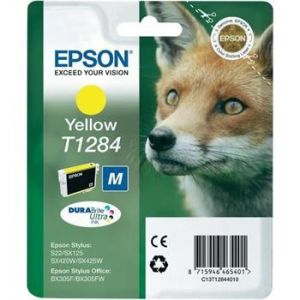 Epson originální ink C13T12844011, T1284, yellow - expirace (2018)