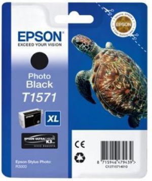 Inkoustová cartridge Epson, C13T15714010, photo black, 25.9ml, - prošlá expirace (2017)