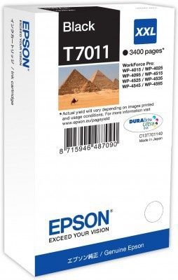 Inkoustová cartridge Epson C13T70114010, black - expirace (2016)