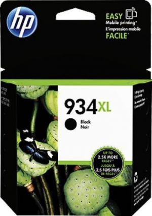 HP C2P23AE, HP 934XL, black - prošlá exp (2020); pošk. obal B (viz. popis)