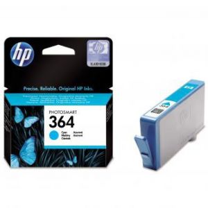 HP ink CB318EE, No.364, cyan, 300str.,- prošlá expirace (2021); obal E (viz. popis)