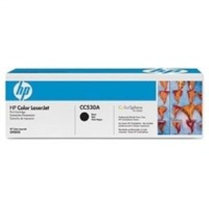 Tonerová cartridge HP, black, CC530A - poškození obalu kategorie D (viz popis)