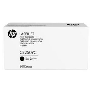 HP toner CE250YC, black, kontraktor - poškozený obal B (viz. popis)