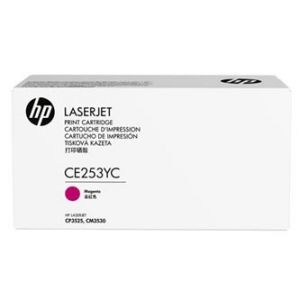 HP toner CE253YC, magenta, kontraktor - poškozený obal B (viz. popis)