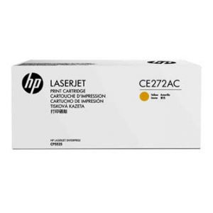 Originální toner, HP, yellow, CE272AC - poškozený obal B (viz. popis)
