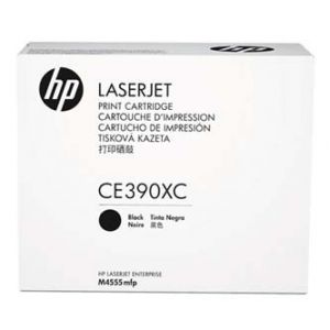 Originální toner, HP, Enterprise M4555, black, CE390XC - poškozený obal B (viz. popis)