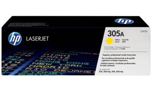 Toner HP, CE412A, HP 305A - poškození obalu kategorie B (viz. popis)