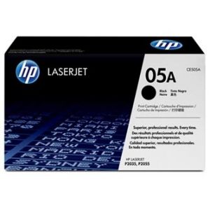 Tonerová cartridge HP, black, CE505A - poškození obalu kategorie C (viz. popis)