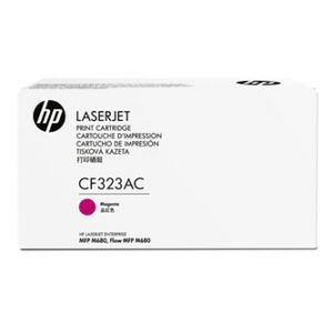 HP originální toner CF323AC, magenta, 16000str., 653A, HP - poškození obalu E (viz. popis)
