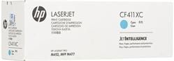 HP toner CF411XC, cyan - poškozený obal B (viz. popis)