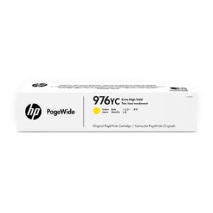 HP L0S31YC, No. 976YC, yellow - poškozený obal D (viz. popis)