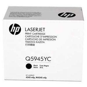 HP originální toner Q5945YC, black, kontraktor - poškození obalu B (viz. popis)