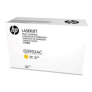 HP toner Q5952AC, yellow - poškozený obal B (viz popis), contract
