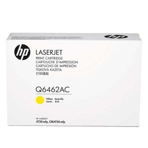 HP toner Q6462AC, yellow - poškozený obal B (viz. popis), contract