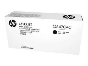 HP contract toner Q6470AC, black - poškození obalu kategorie B (viz. popis), contract