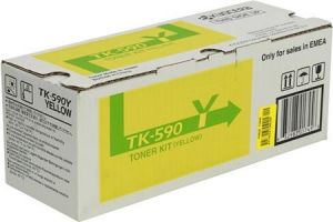 Toner Kyocera Mita, yellow, TK590Y- poškození obalu B (viz. popis)
