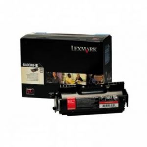 Tonerová cartridge Lexmark, black, 64036HE - poškození obalu C (viz. popis)