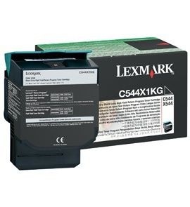 Lexmark X544x, black, C544X1KG, 6000s, return, extra high capacity,pošk. obal E (viz. popi
