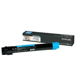 Tonerová cartridge Lexmark C950, cyan, C950X2CG - poškození obalu B (viz. popis)
