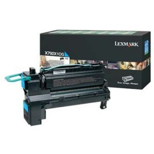 Tonerová cartridge Lexmark C792, X792, cyan, X792X1CG, 20000s, return, O,pošk. obal D (viz