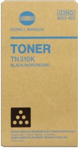 Originální toner, Konica Minolta, 4053403, black, TN310K - poškození obalu B (viz. popis)
