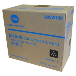 Konica Minolta toner A95W150, black, 13000str., TNP-49K,- poškození obalu D (viz. popis)