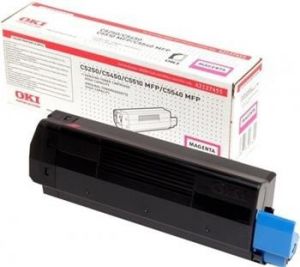 Toner OKI, magenta, 42127455 - poškozený obal D (viz. popis)
