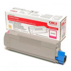 Toner OKI C5800, 5900, magenta, 43324422, 5000s, O - poškození obalu D (viz. popis)