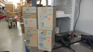 Minolta Toner C350/TN310C cyan 1x230g (4053-703) poškozený obal