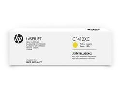HP toner CF412XC, yellow - poškozený obal B (viz. popis)