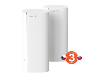 Tenda Nova ME3 Pro (2-pack) WiFi7 BE3600 Mesh Gigabit system, 6x GLAN/GWAN, WPA3, VPN, CZ